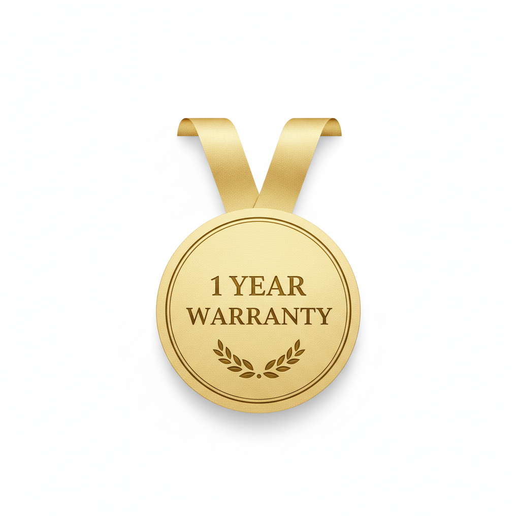 1 Year Warranty