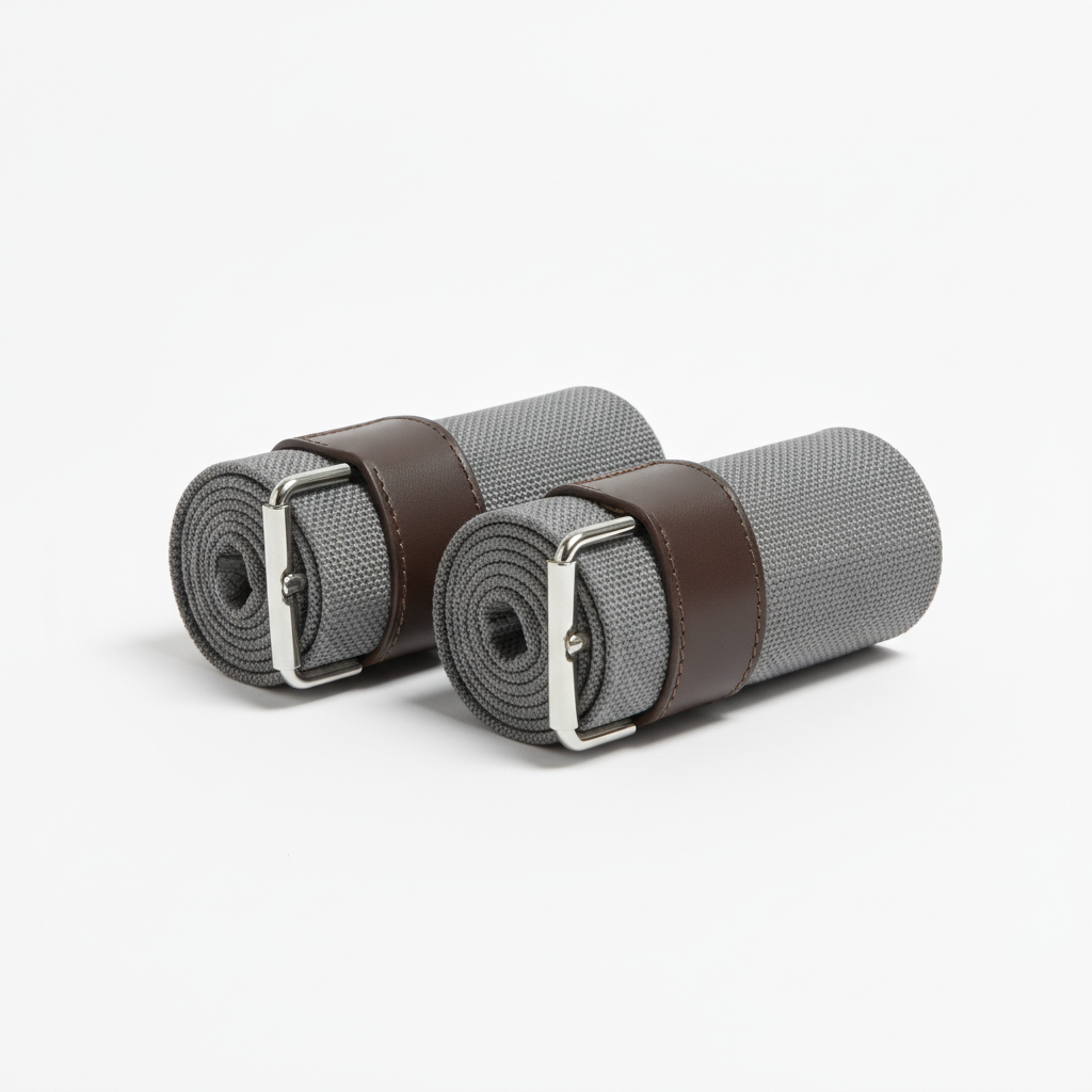 Reinforced Roll-Up Travel Straps
